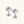 Tiny Small Moissanite Leaf Stud Earrings - Perimade & Co.