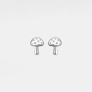 Tiny Small Mushroom Cartilage Stud Earrings - Perimade & Co.