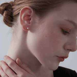 Tiny Small Pearl Cartilage Stud Earrings - Perimade & Co.