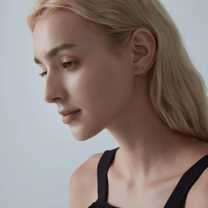 Tiny Small Turkish Blue Evil Eye Stud Earrings - Perimade & Co.