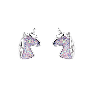 Tiny Small Unicorn Cartilage Stud Earrings - Perimade & Co.