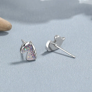 Tiny Small Unicorn Cartilage Stud Earrings - Perimade & Co.