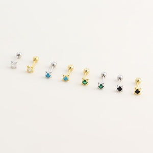 Tiny Star Cartilage Screw Back Stud Earrings - Perimade & Co.