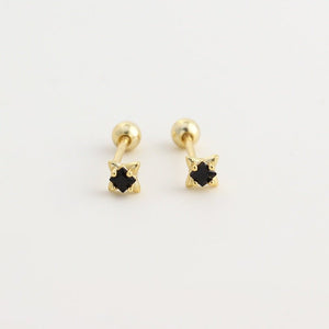 Tiny Star Cartilage Screw Back Stud Earrings - Perimade & Co.