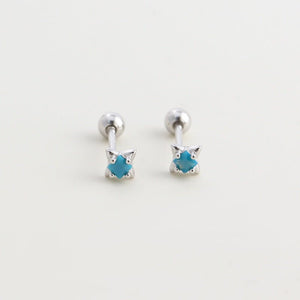 Tiny Star Cartilage Screw Back Stud Earrings - Perimade & Co.