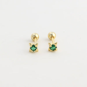 Tiny Star Cartilage Screw Back Stud Earrings - Perimade & Co.