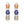 Triple Fancy Gemstone Huggie Hoop Earrings - Perimade & Co.