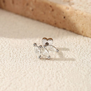 Triple Marquise Moissanite Cartilage Earrings - Perimade & Co.