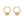 Triple Ring Small Huggie Hoop Earrings - Perimade & Co.