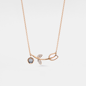 Tulip Custom Photo Projection Necklace - Perimade & Co.