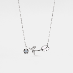 Tulip Custom Photo Projection Necklace - Perimade & Co.