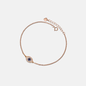 Turkish Blue Evil Eye Ankle Bracelet Anklet - Perimade & Co.