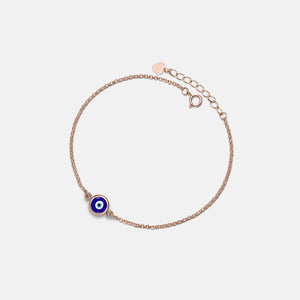 Turkish Blue Evil Eye Nazar Charm Bracelet - Perimade & Co.