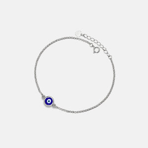 Turkish Blue Evil Eye Nazar Charm Bracelet - Perimade & Co.