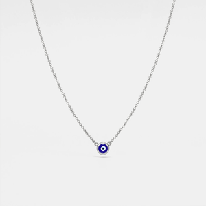 Turkish Blue Evil Eye Nazar Charm Necklace - Perimade & Co.