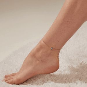 Turkish Evil Eye Blue Nazar Charm Anklet - Perimade & Co.