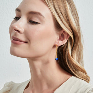 Turkish Evil Eye Nazar Dangle Drop Earrings - Perimade & Co.