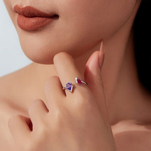 Two-Tone Double Shape Stackable Open Ring - Perimade & Co.