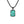 Vintage Bezel Gemstone Tag Charm Necklace - Perimade & Co.