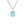 Vintage Bezel Gemstone Tag Charm Necklace - Perimade & Co.