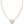 Necklace with a heart-shaped shell pendant on a white background