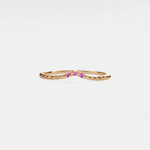 Vintage Peridot Two Stacking Ring Set - Perimade & Co.