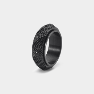 Vintage Pyramid Fidget Spinner Band Ring - Perimade & Co.