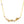 Wave Ribbon Pearl Horizontal Charm Necklace - Perimade & Co.