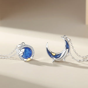 Whale Butterfly Matching Couple Necklace - Perimade & Co.