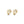 White Enamel Flower Huggie Hoop Earrings - Perimade & Co.