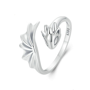 Winged Dragon Stacking Bypass Ring - Perimade & Co.
