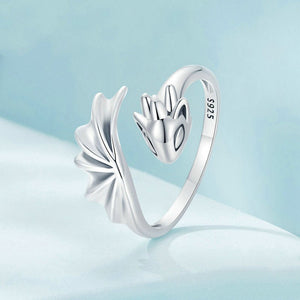 Winged Dragon Stacking Bypass Ring - Perimade & Co.