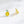 Yellow Enamel Lemon Green CZ Stud Earrings - Perimade & Co.