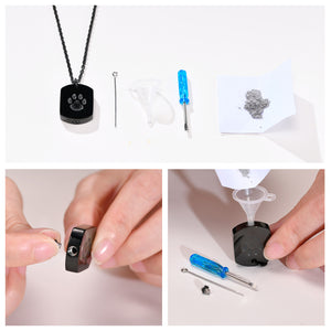 Collana con urna commemorativa per animali domestici Human Ash