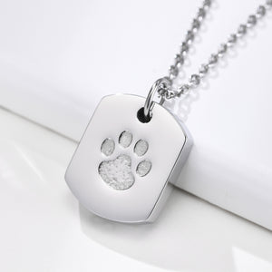 Collana con urna commemorativa per animali domestici Human Ash
