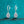Moissanite Teardrop Drop Wedding Earrings