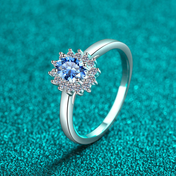 Royal Blue Sapphire Diamond Gold Promise Ring For Sale at 1stDibs | blue  sapphire promise ring, blue promise rings, royal blue promise ring