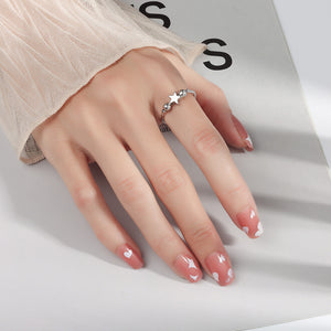 Sternperlen-Angst-Fidget-Spinner-Ring