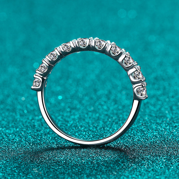 Moissanite Stacking Engagement Ring