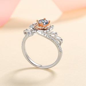 Moissanite Rose Little Prince Statement Ring