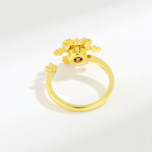 Schneeflocken-Angst-Fidget-Spinner-Ring