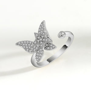 Schmetterlingsstern-Angst-Fidget-Spinner-Ring