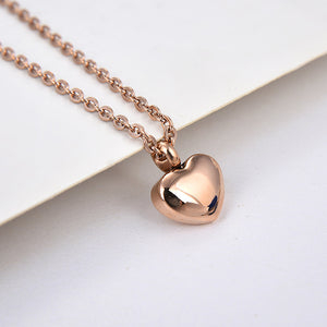 Heart Urn Human Ash Pendant Necklace