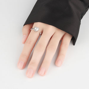 Heart Anxiety Fidget Spinner Stacking Ring