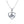 Load image into Gallery viewer, Four-Prong Moissanite Heart Necklace
