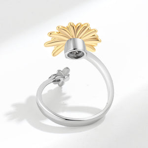 Gänseblümchen-Angst-Fidget-Spinner-Ring