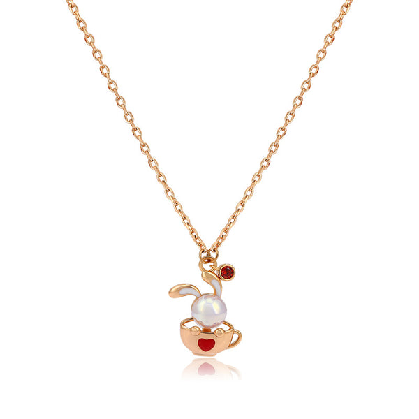 Gold Bunny Rabbit Necklace