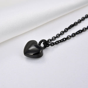 Heart Urn Human Ash Pendant Necklace