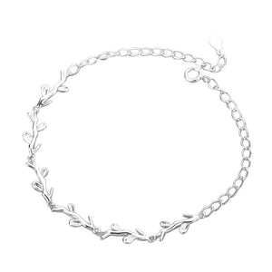 Stapelbares Armband aus Olivenbaumblättern