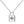Load image into Gallery viewer, Moissanite Lock Dancing Stone Necklace
